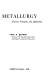 Basic engineering metallurgy; theories, principles, and applications BY Keyser - Scanned Pdf